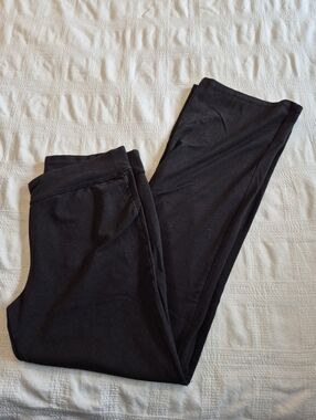 Fishers Finery women's XL black pull on pants VGUC